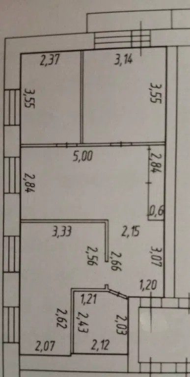 3-комнатная квартира, 61,0 м², г. Осинники, ул. Советская д. 10, фото 5 из 9